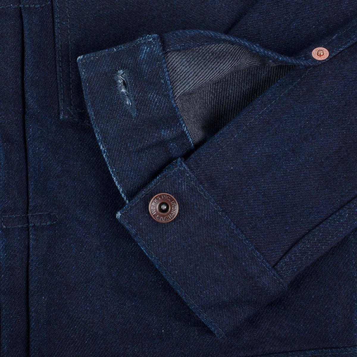 IHJ-140-IG - 19oz Selvedge Denim Type I Jacket - Indigo/Grey