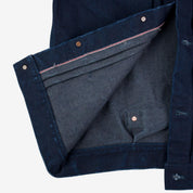 IHJ-140-IG - 19oz Selvedge Denim Type I Jacket - Indigo/Grey