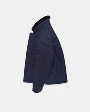 DE-N1-US-NAV - Dehen 1920 Waxed Canvas N-1 Deck Jacket - Navy