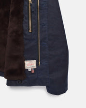 DE-N1-US-NAV - Dehen 1920 Waxed Canvas N-1 Deck Jacket - Navy
