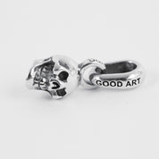 GA-JACK-SKULL-2A - GOOD ART HLYWD Jack Skull Pendant 2A - Sterling Silver
