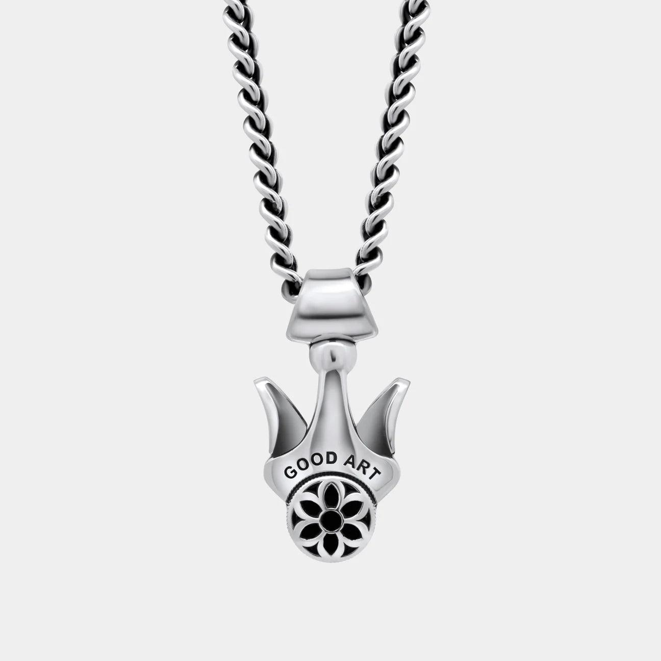 GA-MODEL-10-PENDANT - GOOD ART HLYWD Model 10 Pendant - Sterling Silver