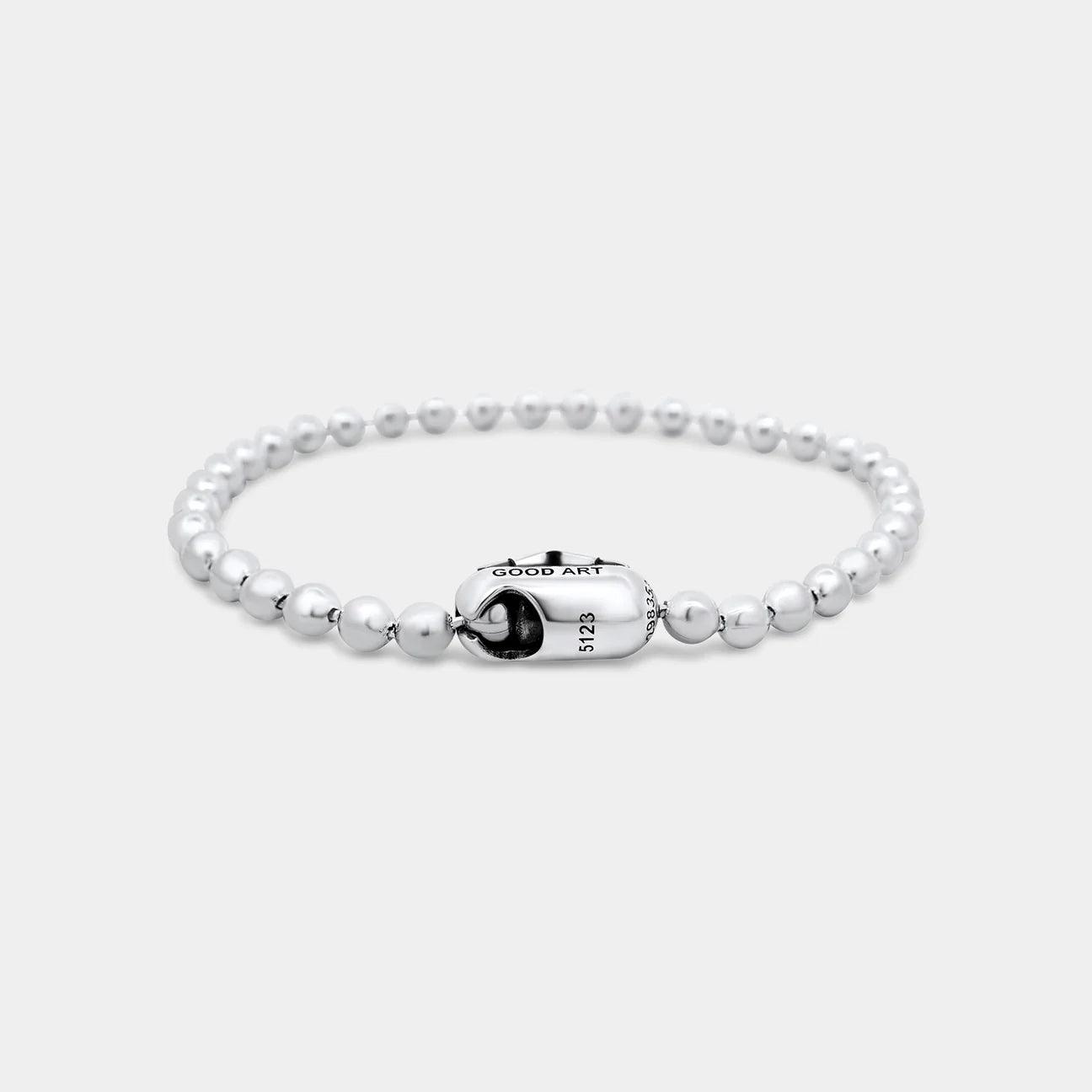 GA-POPLOCK-BRACELET-TC - GOOD ART HLYWD Poplock Bracelet Triple Cutout - Sterling Silver