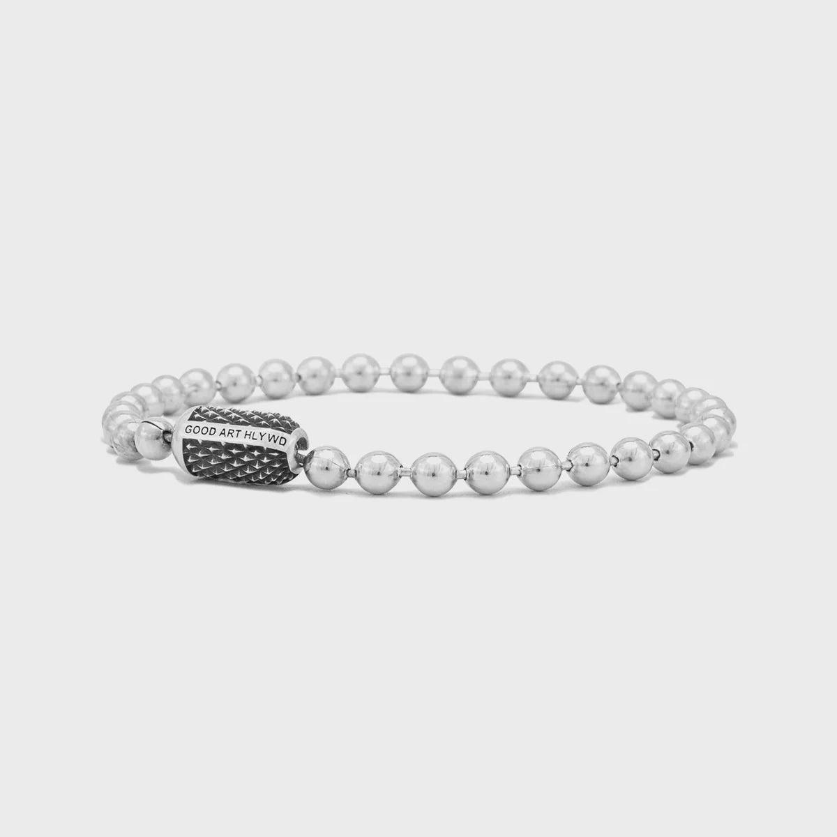 GA-POPLOCK-BRACELET-GB - GOOD ART HLYWD Poplock Bracelet Goosebumps - Sterling Silver