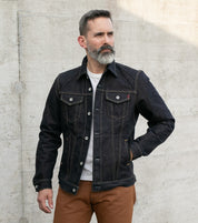 IH-526L - 19oz Left-Hand Twill Selvedge Denim Type III Jacket - Indigo