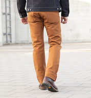 IH-634D - 17oz Duck Straight Cut Jeans - Brown