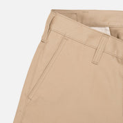IH-717-KHA - 9oz Mercerised Selvedge Cotton Chinos - Khaki