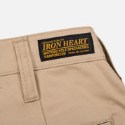 IH-717-KHA - 9oz Mercerised Selvedge Cotton Chinos - Khaki