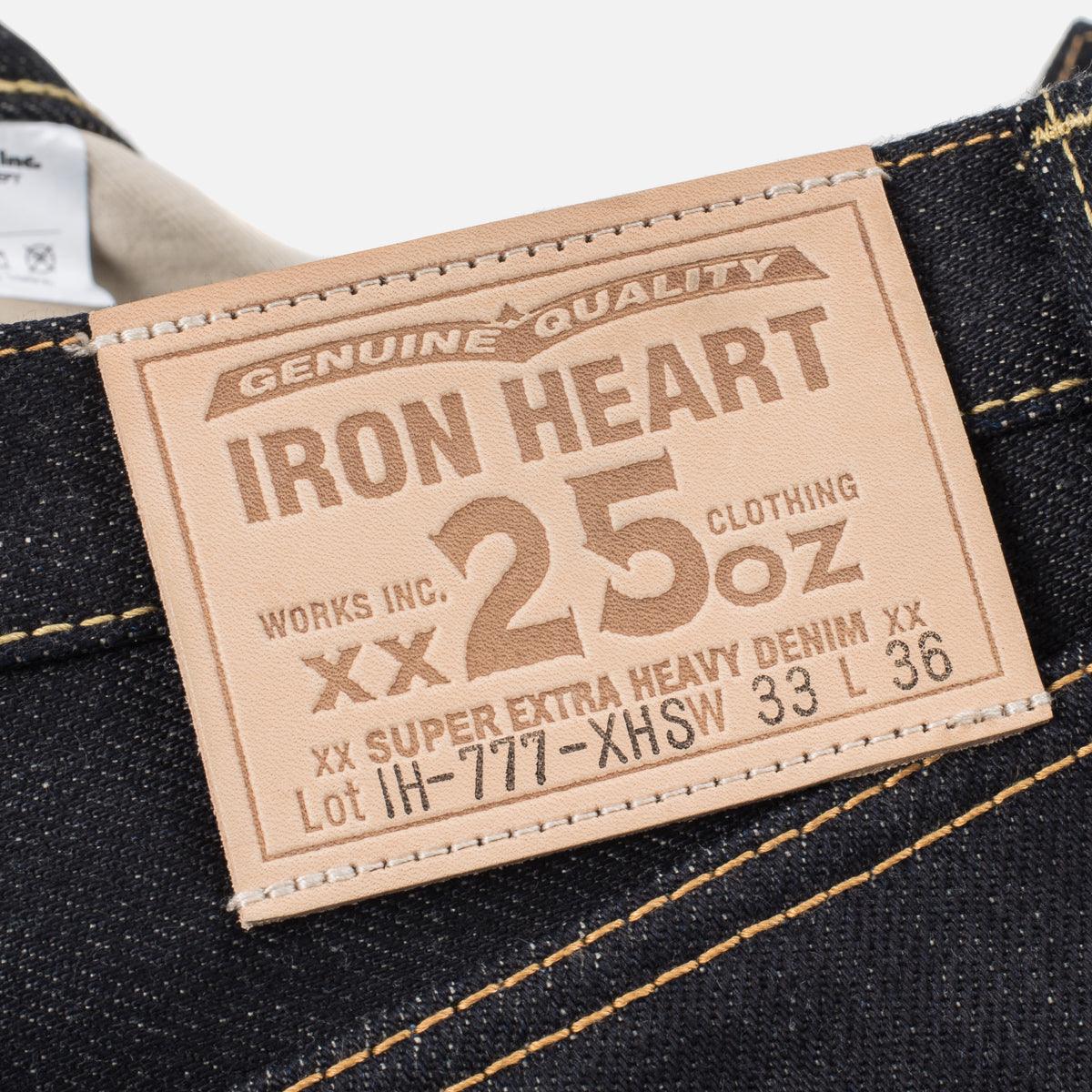 IH-777-XHS - 25oz Selvedge Denim Slim Tapered Cut Jeans - Indigo