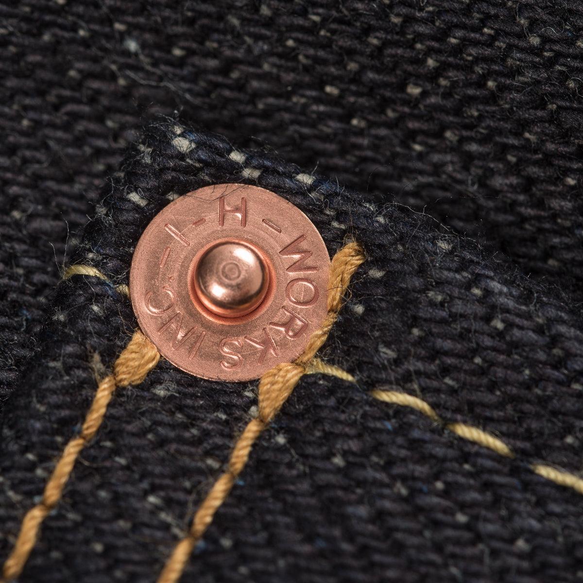 IH-777-XHS - 25oz Selvedge Denim Slim Tapered Cut Jeans - Indigo