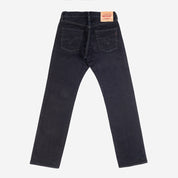 IH-634S-142OD - 14oz Selvedge Denim Straight Cut Jeans - Indigo Overdyed Black