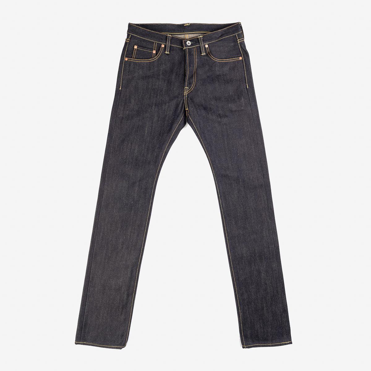 IH-777-XHS - 25oz Selvedge Denim Slim Tapered Cut Jeans - Indigo