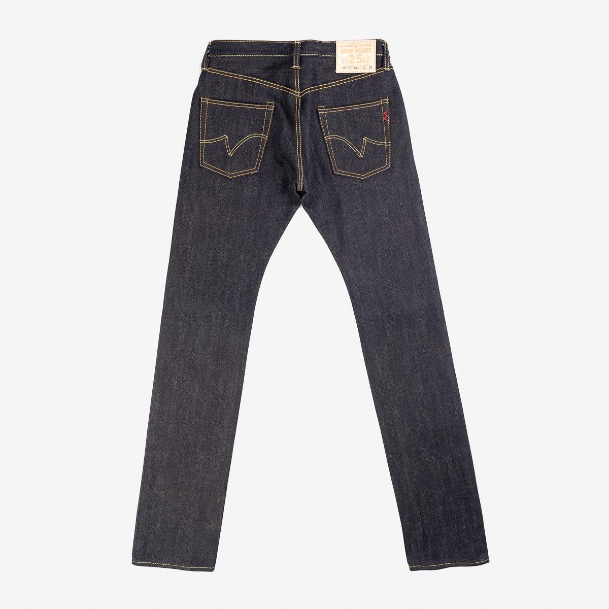 IH-777-XHS - 25oz Selvedge Denim Slim Tapered Cut Jeans - Indigo