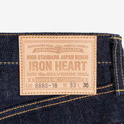 IH-888S-18 - 18oz Vintage Selvedge Denim Medium/High Rise Tapered Cut Jeans - Indigo