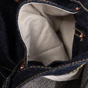 IH-888S-18 - 18oz Vintage Selvedge Denim Medium/High Rise Tapered Cut Jeans - Indigo