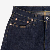 IH-888S-18 - 18oz Vintage Selvedge Denim Medium/High Rise Tapered Cut Jeans - Indigo