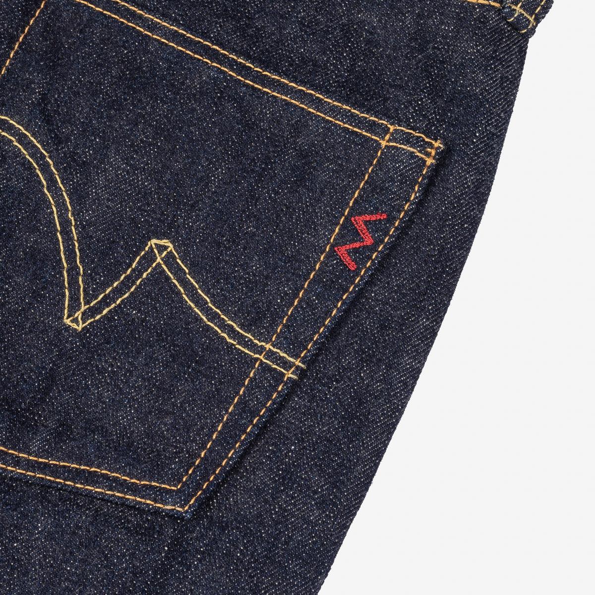 IH-777S-18 - 18oz Vintage Selvedge Denim Slim Tapered Cut Jeans - Indigo