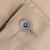 IH-717-KHA - 9oz Mercerised Selvedge Cotton Chinos - Khaki