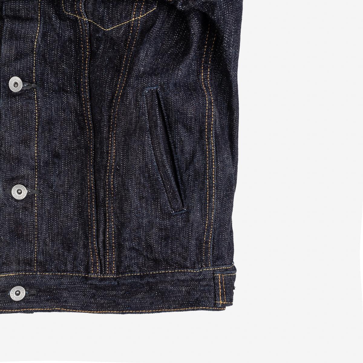 IH-526J-SLB - 16oz Slubby Selvedge Denim Type III Jacket - Indigo