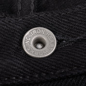 IH-555S-SBG - 21oz Selvedge Denim Slim Cut Jeans - Superblack (Fades To Grey)