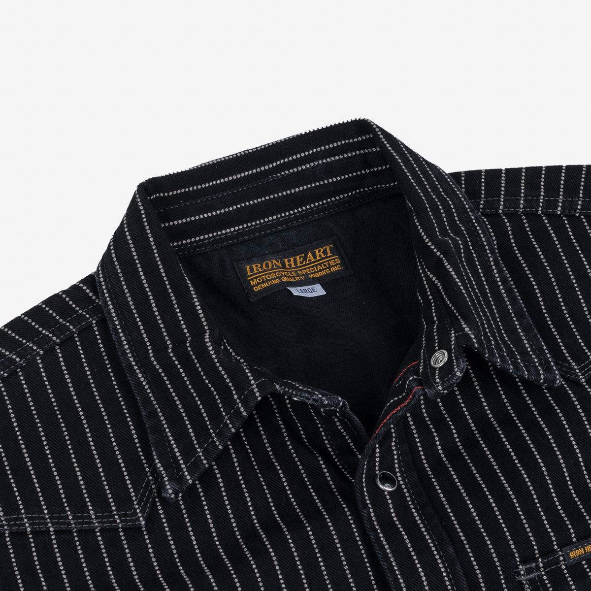 IHSH-62-BLK - 12oz Wabash Western Shirt - Black