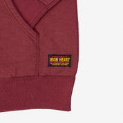 IHSW-49-BUR - 14oz Ultra Heavyweight Loopwheel Cotton Hoodie - Burgundy