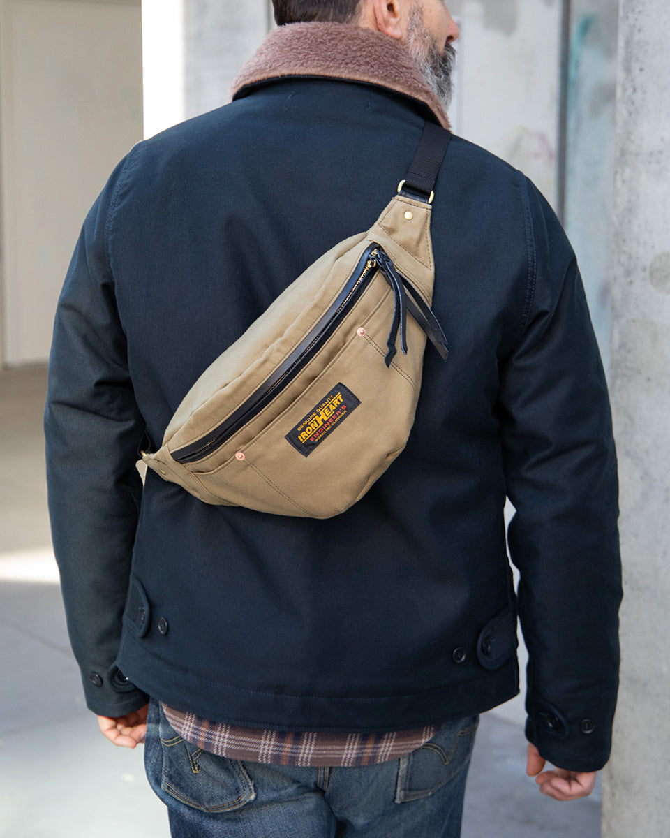 IHE-53-KHA - Whipcord Waist Bag - Khaki