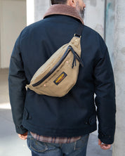 IHE-53-KHA - Whipcord Waist Bag - Khaki