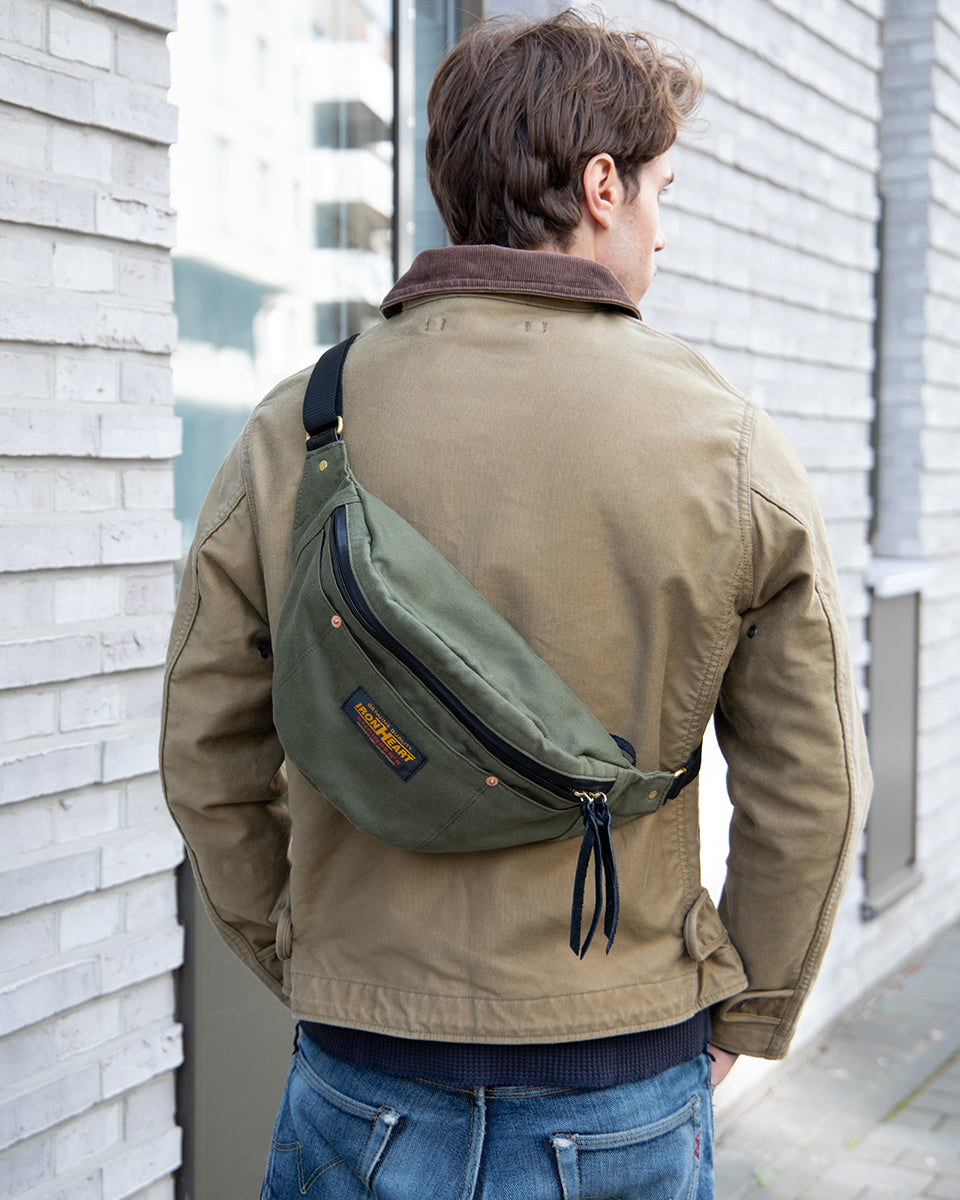 IHE-53-ODG - Whipcord Waist Bag - Olive Drab Green