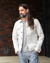 IHJ-162-GRY - 11oz Piqué Modified Type III Jacket - Light Grey