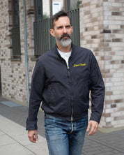 IHJ-165-BLK - 6.2oz Serge Drizzler Jacket - Black