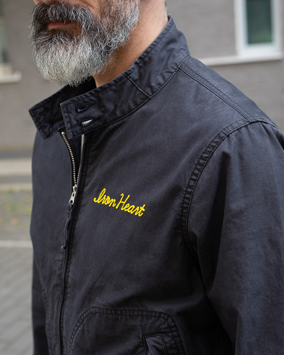IHJ-165-BLK - 6.2oz Serge Drizzler Jacket - Black