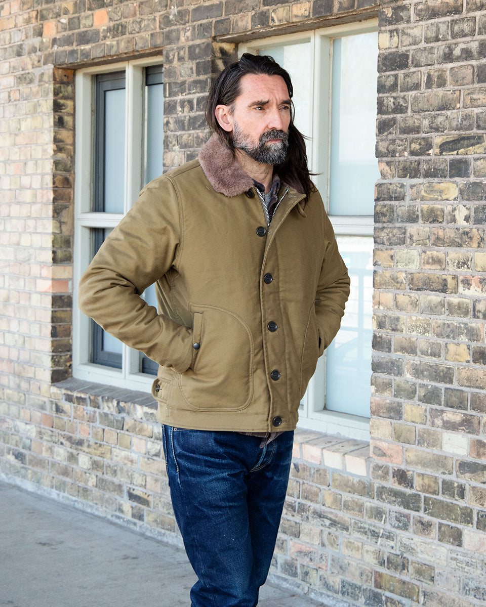 IHM-35-KHA - Whipcord N1 Deck Jacket - Khaki