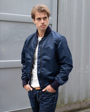 IHM-50-NAV - 4.8oz Nylon Type L-2B Jacket - Navy
