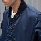IHM-50-NAV - 4.8oz Nylon Type L-2B Jacket - Navy