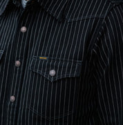 IHSH-227-BLK - 12oz Wabash CPO Shirt - Black
