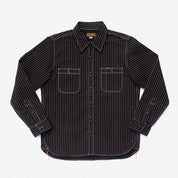IHSH-266-BLK - 12oz Wabash Work Shirt - Black