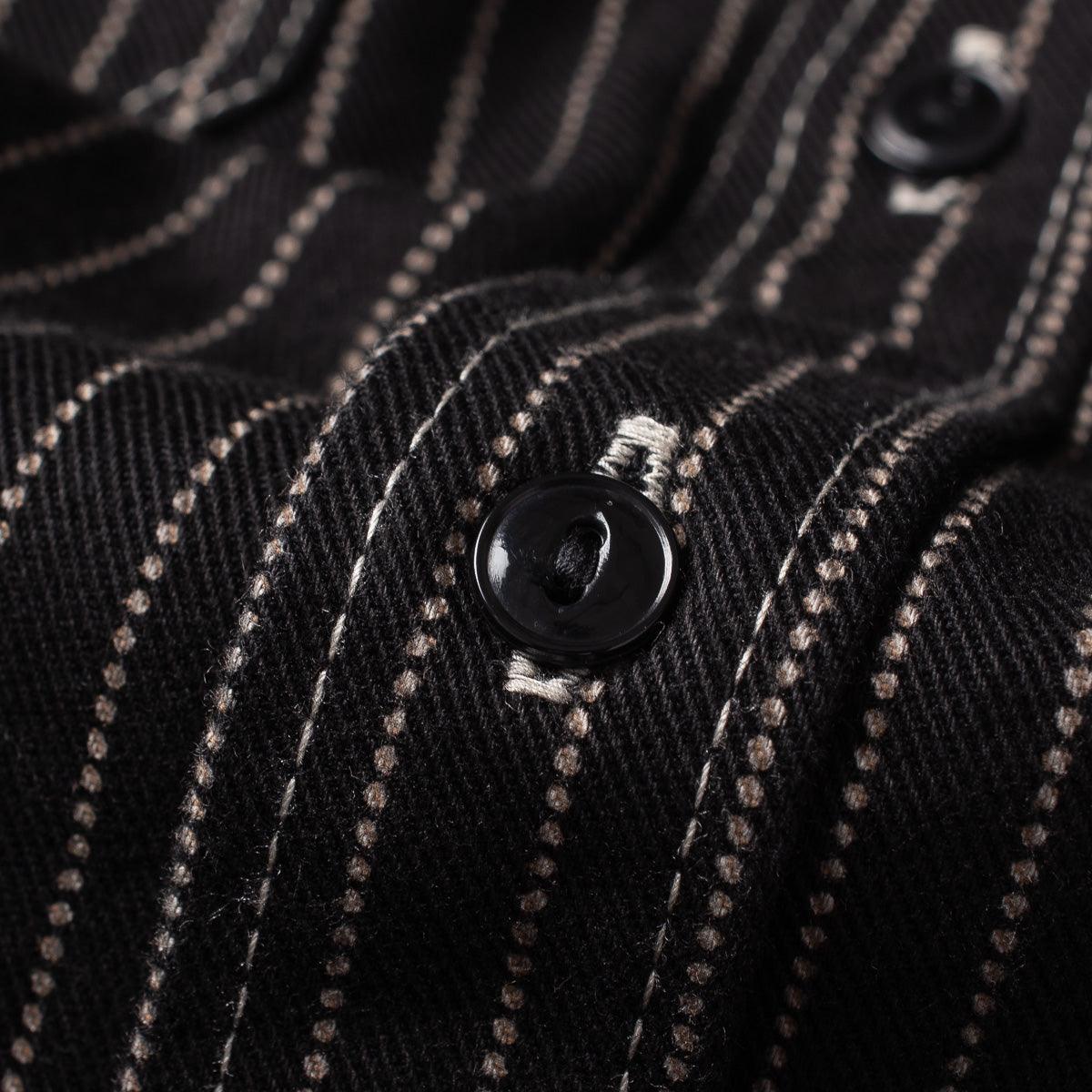 IHSH-266-BLK - 12oz Wabash Work Shirt - Black