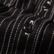 IHSH-266-BLK - 12oz Wabash Work Shirt - Black