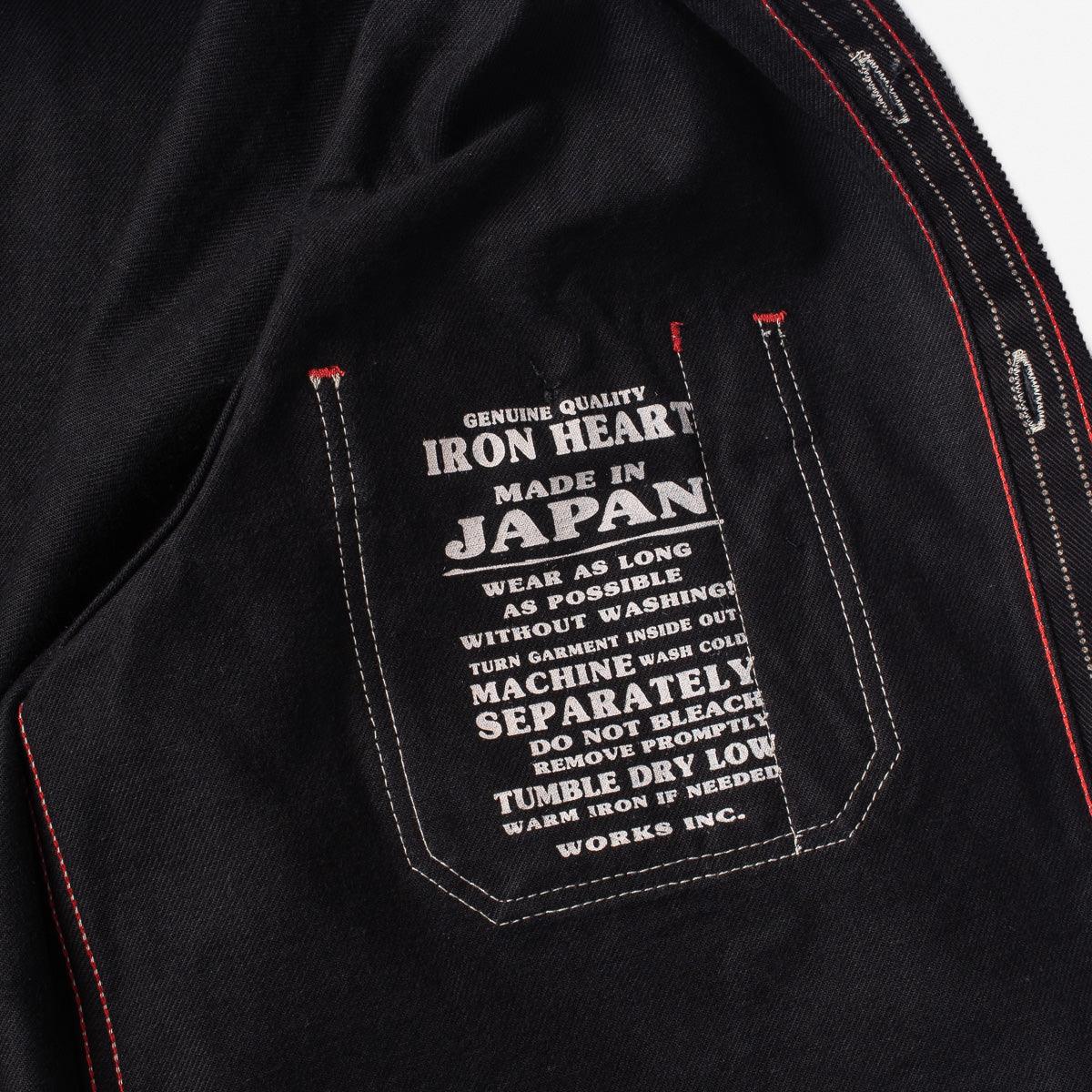 IHSH-266-BLK - 12oz Wabash Work Shirt - Black