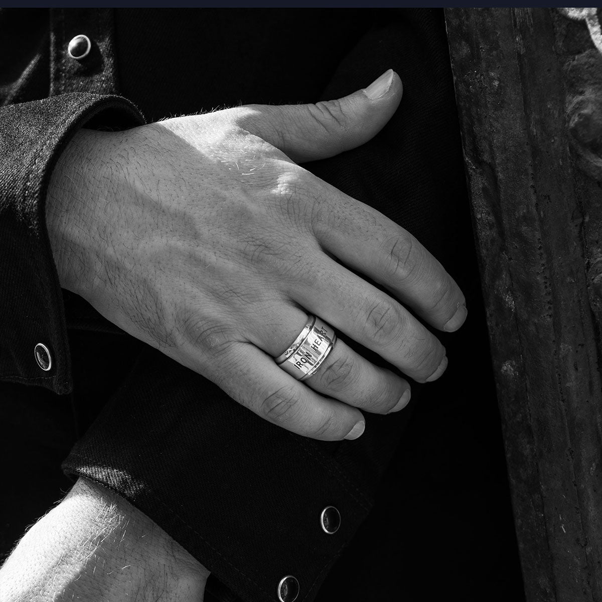 IHSI-05 - Iron Heart 0.925 Sterling Silver Ring