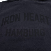 IHSW-HAM-BLK - 14oz Ultra Heavyweight Loopwheel Cotton Hoodie (Collaboration) - Vintage Black