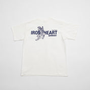 IHT-IHG-7-WHT - Iron Heart Germany 7.5oz Loopwheel Crew Neck T-Shirt - White