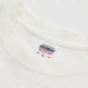 IHT-IHG-7-WHT - Iron Heart Germany 7.5oz Loopwheel Crew Neck T-Shirt - White