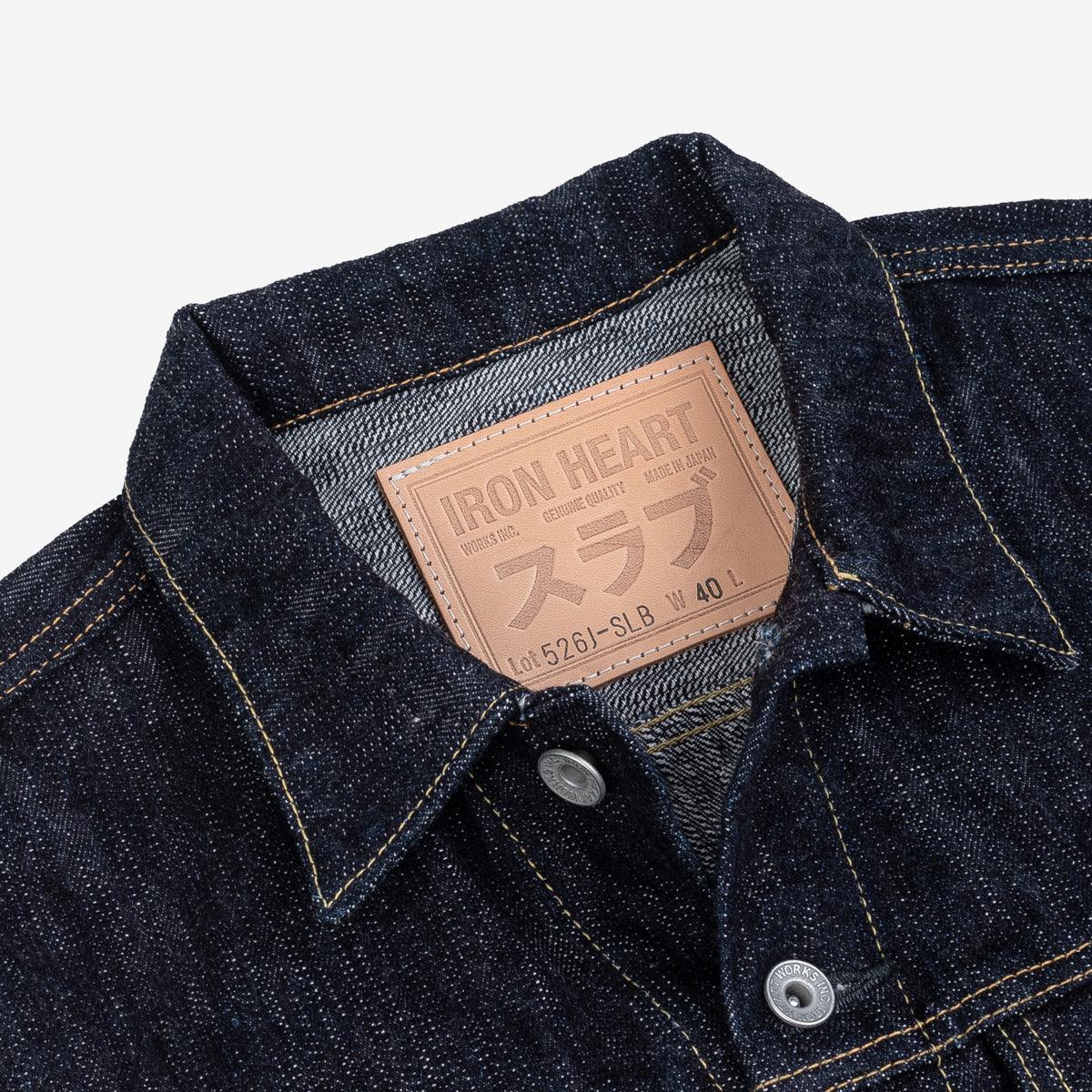 IH-526J-SLB - 16oz Slubby Selvedge Denim Type III Jacket - Indigo