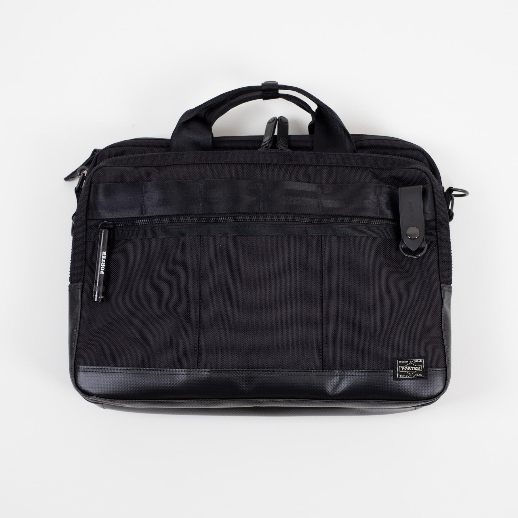PO-HEAT-2WAY-BRIEFCASE-BLK - Porter-Yoshida & Co. HEAT 2WAY BRIEFCASE - Black