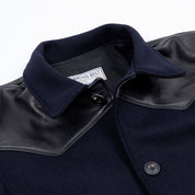 SB-RA-WO-NAV - Simmons Bilt Wool Ranch Jacket - Navy