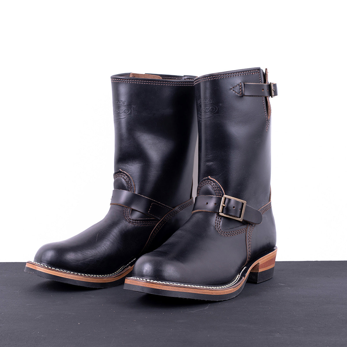 WE-7710H-BLK - Wesco Custom Boss Engineer Horsehide - Black
