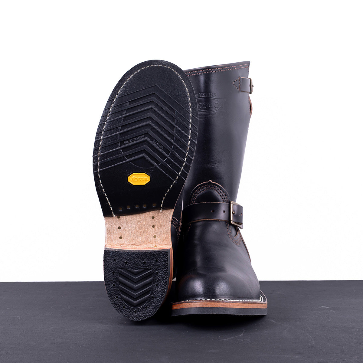 WE-7710H-BLK - Wesco Custom Boss Engineer Horsehide - Black