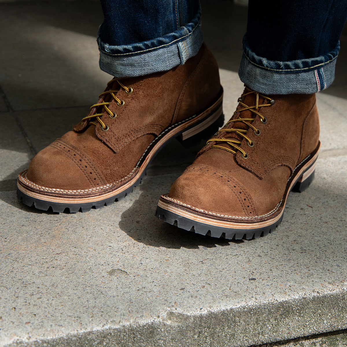 WE-BR907P100TC-BRN - Wesco Custom Warren Roughout - Brown